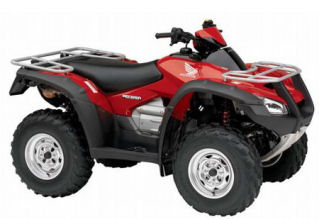 Honda Fourtrax rincon 4x4 red