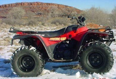 Arctic Cat 500 4X4 2000 red ATV